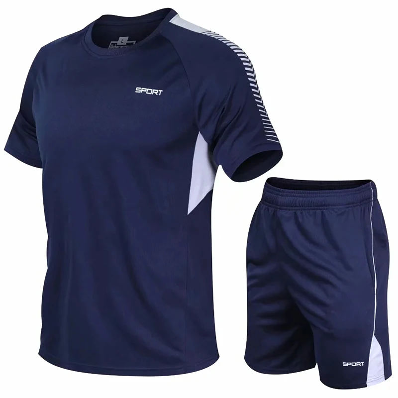 Muži Ženy a deti športové bežecké košele+šortky Športové obleky Rýchle suché pole Running jogging Sport Wear Men's Tracksuit