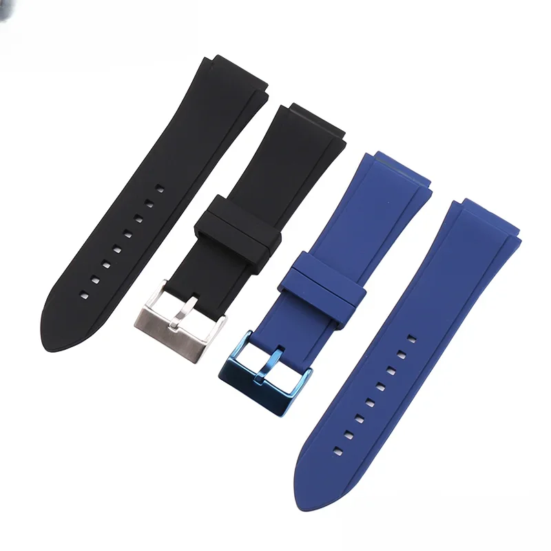 Muži ženy Silikone WatchBand 22 mm nehrdzavejúce oceľové hodinky pre hádku U0247G3 W0040G3 Mäkké pohodlné vodotesné príslušenstvo