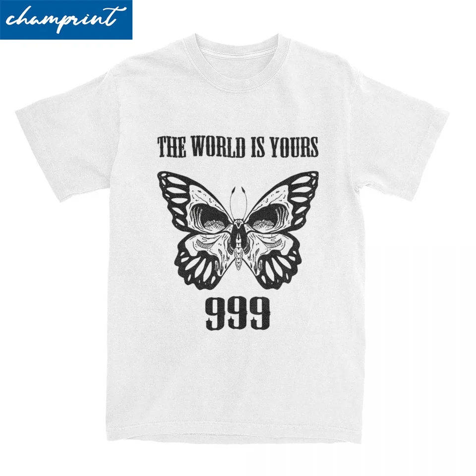 Muži ženy The World Is Yours 999 T košele bavlnené vrcholy Vintage krátky rukáv o krk tričko plus tričko s veľkosťou