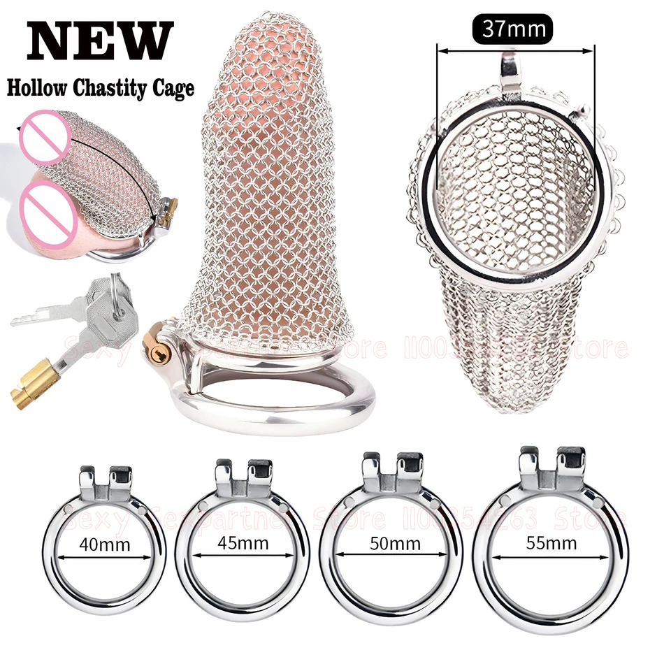 Mužský cudnosť zariadenia BDSM Sex Hračky pre mužov pre mužov Hollor Penis Lock Erotic Bondage