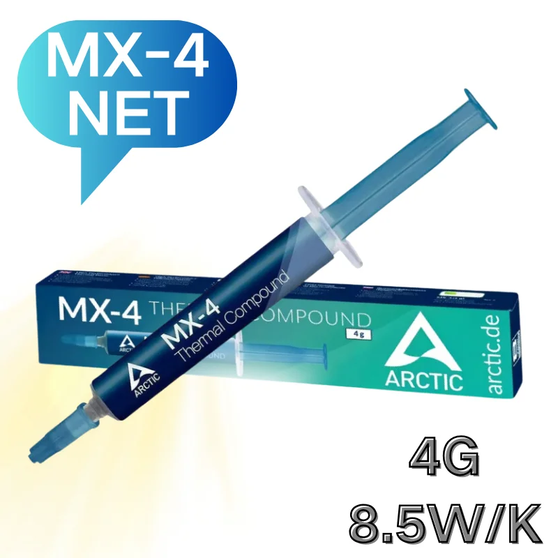 MX4 4G Termálna mastnotná zlúčenina vodivosť MX 4 Thermal Paste Processor CPU GPU chladiaci chladič chladiaceho ventilátora