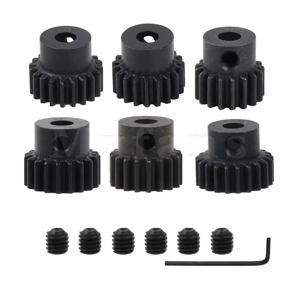 MXFANS 6ks RC RC PHORION GEVER 0,8 M 16-21T 5 mm ID 32p Výmena za Traxxas 1: 8