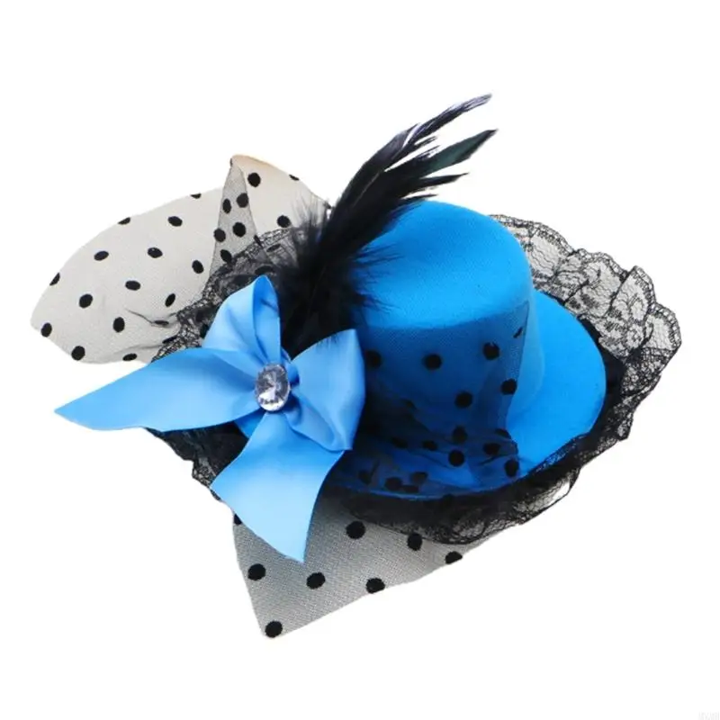 MXMB NOVÉ ŽENY KLIPY KLIPY KLIPY LACE MINI TOP HAP FANCAL Fascinator Party