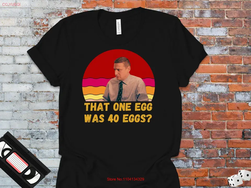 Myslím, že by ste mali nechať ITysl 40 vajcia vtipné meme tričko Unikátne komické citát Trendy Trendy Cast Long alebo krátke rukávy