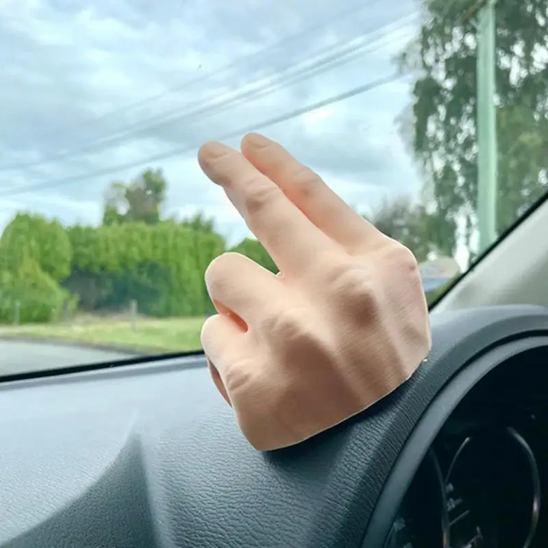 Mávať ručnú prístrojovú dosku pozdrav Lazy Waver Funny Auto Waving Hand Lazy Waver Ručne máva dekora