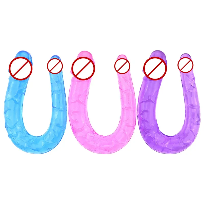 Mäkká želé v tvare U Dildo Dildo Dildo vaginálna análny plug umelý penis ženská sexuálna hračka pre páry gay masturbácia sexuálny produkt