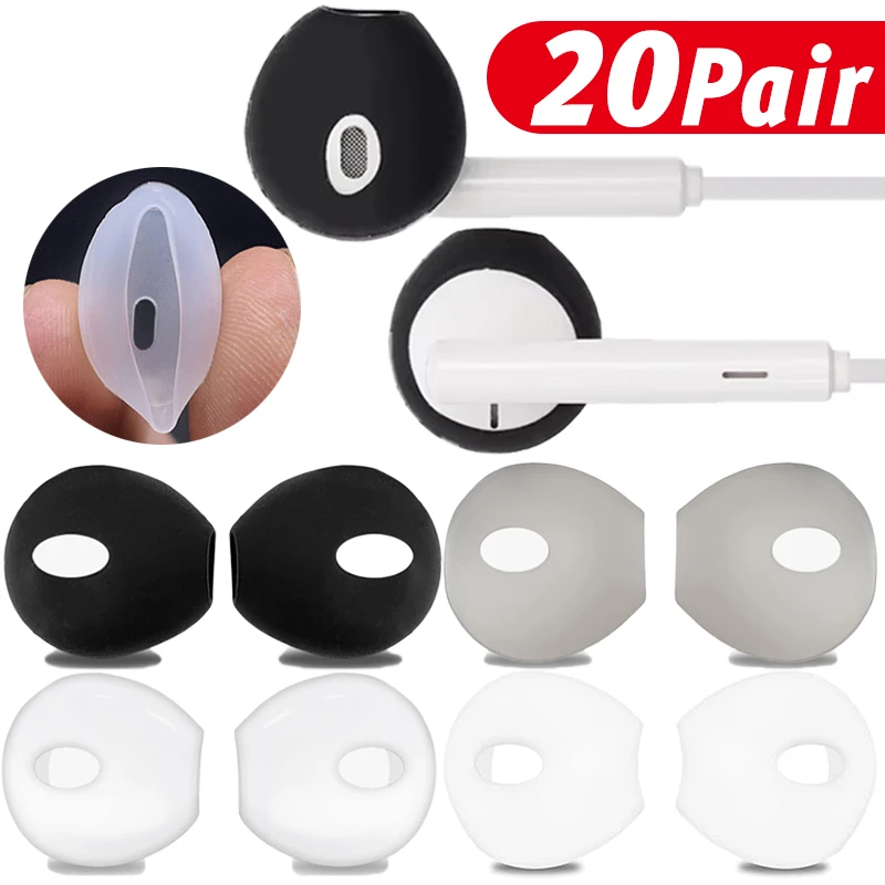 Mäkké silikónové kryty puzdra pre uši pre Airpods gumové protišmykové športové ucho Tip pre iPhone uši