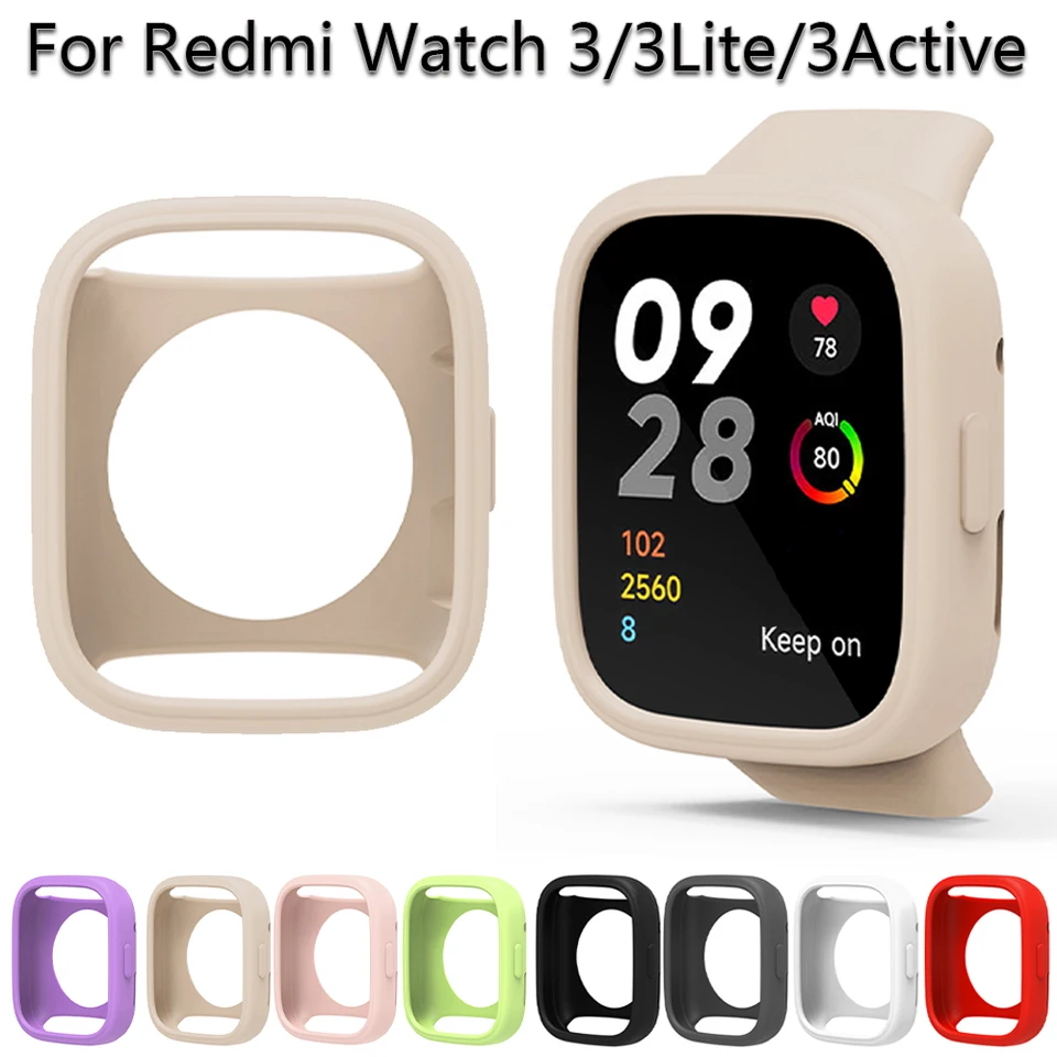 Mäkké silikónové puzdro pre Redmi Watch 3/3Active/3LITE Gumber WatchBand Astantné cukrovinky náramok Super Light Watch Adsessory