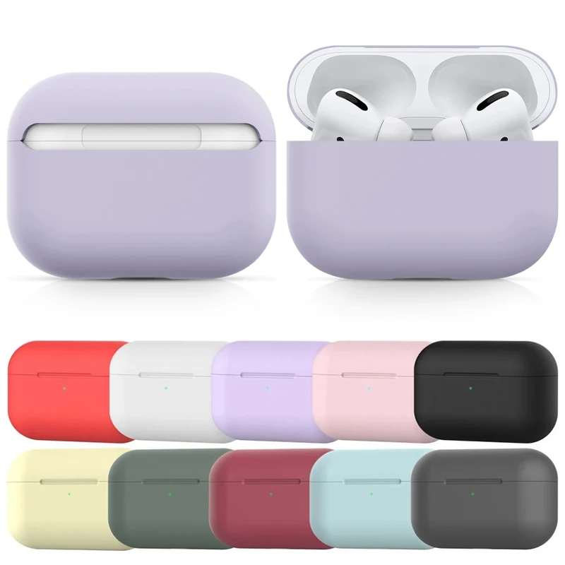 Mäkké silikónové puzdrá pre AirPods Pro Wireless Bluetooth slúchadlá pre puzdro pre AirPods Pro 1. Gen Protective Cover nabíjacie boxy