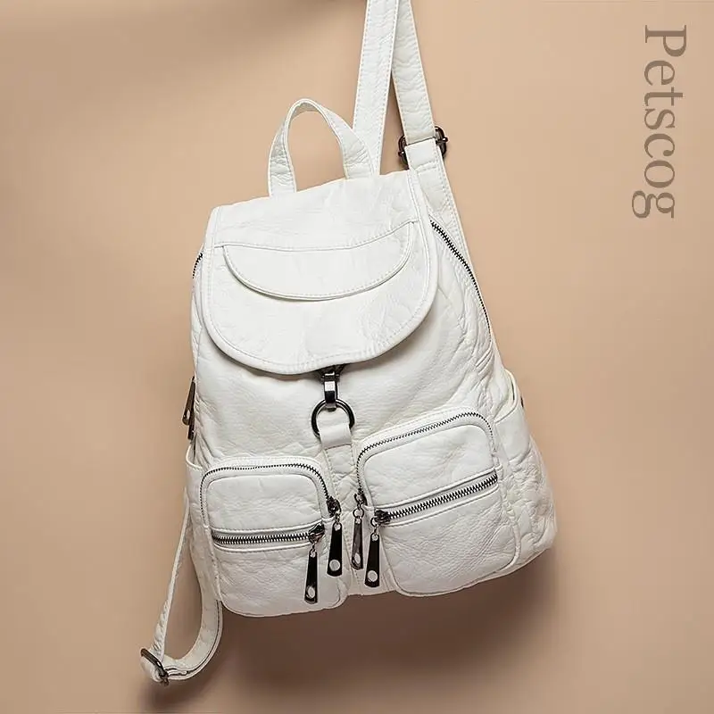 Mäkké umývanie kože Dámsky batoh cestujú veľkú kapacitu batohy roztomilé ženské tašky na ramene New Mochilas Para Ninas 2023