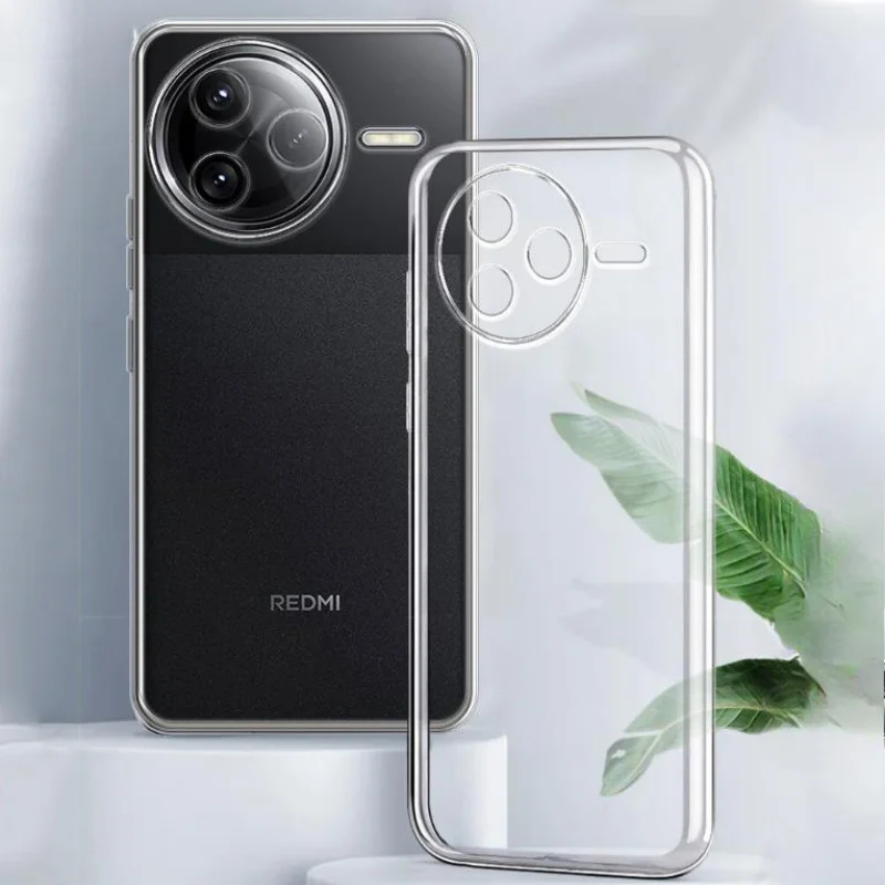 Mäkké čisté puzdro TPU pre Xiaomi Redmi K80 Pro Transa Funda Silikone Case pre Xiaomi Redmi K80 Protector Chrániče telefónu Zadný kryt