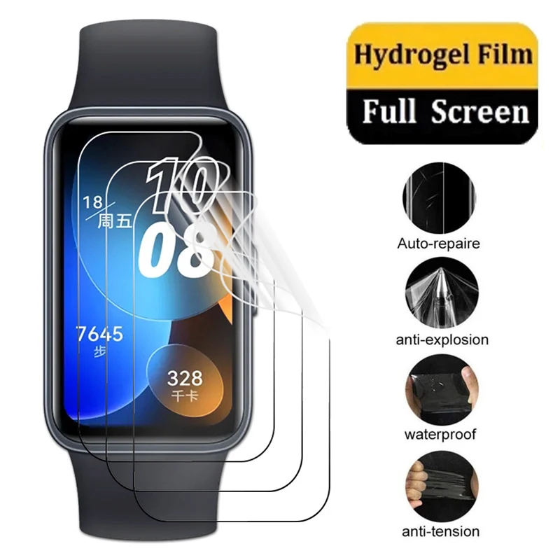 Mäkký film pre Huawei Watch 8 7 Pro Screen Protector TPU Clear Hydrogel Film HD Ochranný obal pre Honor Band 6 5 4 3 Doplnky