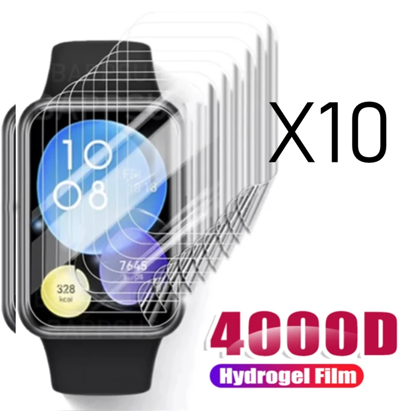 Mäkký hydrogélový film pre Huawei Watch Fit 2 Fit ES Curved HD Smartwatch Explozion Proof Screent Chránič pre Huawei Fit2 nie sklo