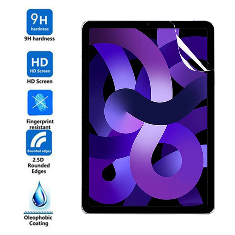 Mäkký hydrogélový film pre iPad 10. 10,9 Mini 6 Air 5 4 3 Protect obrazovky pre iPad Pro 11 2022 10.2 7. 8. 9. Pro 9.7 2017 2018
