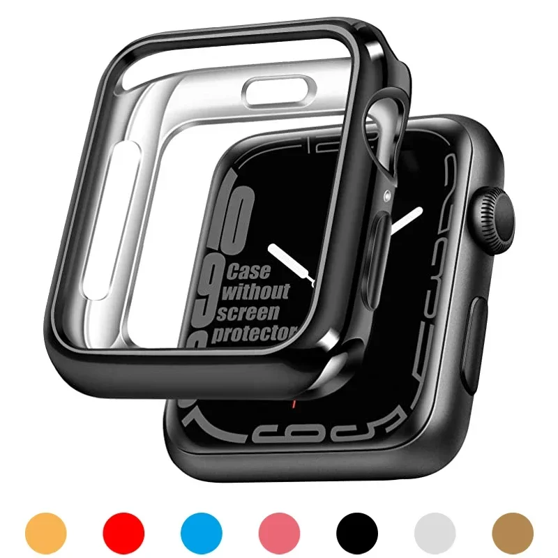 Mäkký kryt TPU pre puzdro na hodinky Apple 49 mm 45 mm 44 mm 42 mm 41 mm 38 mm proti škrabke