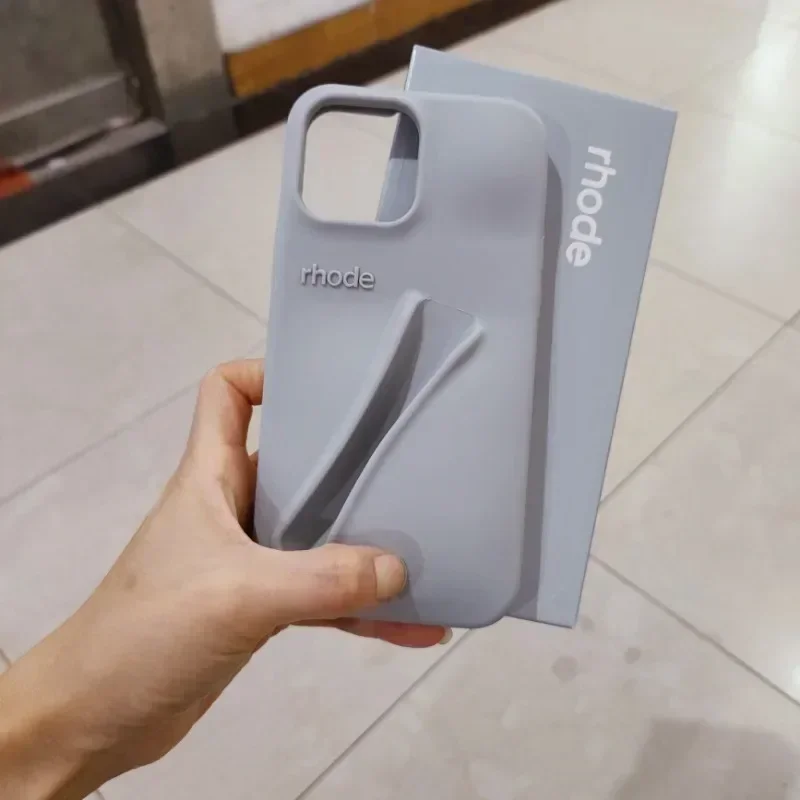 Mäkký silikónový rúžový make-up puzdro s boxom pre iPhone 16 Pro Max 15 14 13 12 11 Pro Max