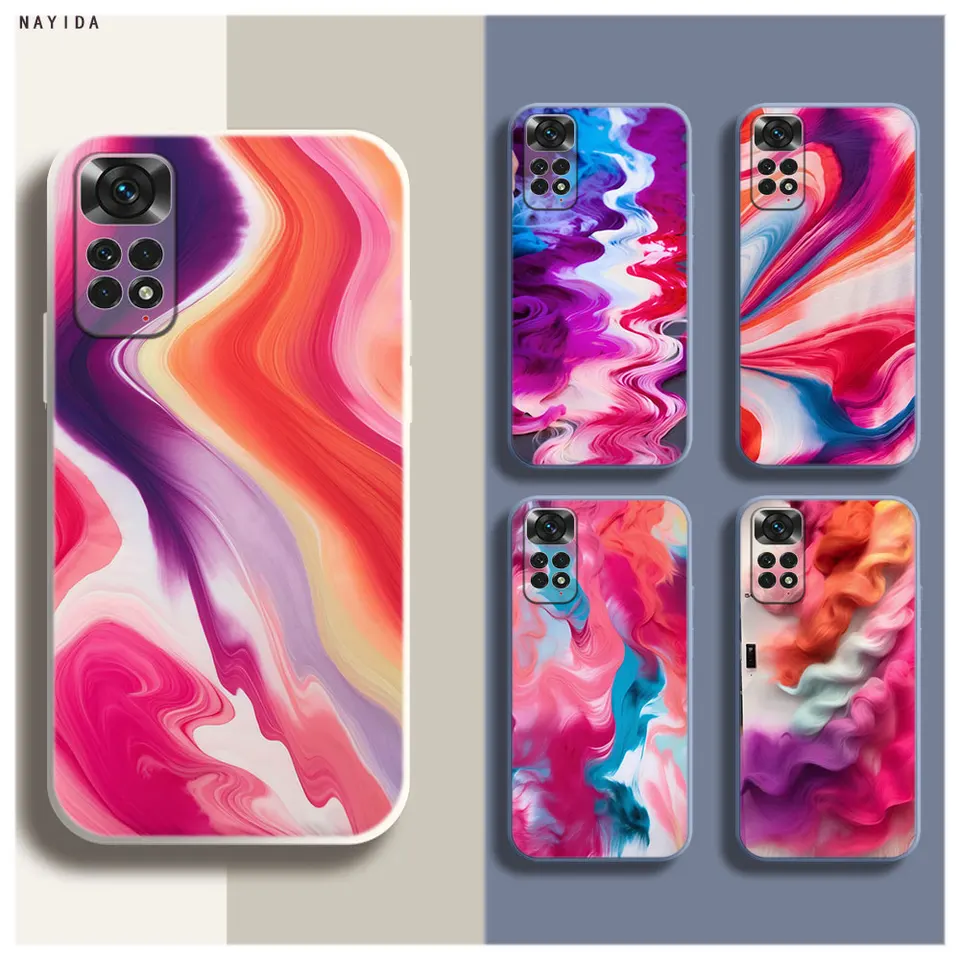 Mäkký silikónový telefón pre puzdro pre Xiaomi Redmi Note 12 11 12S Pro Plus 12c 11a 4G 5G Pôvodný obal malá skupina Halo farbenie lásky