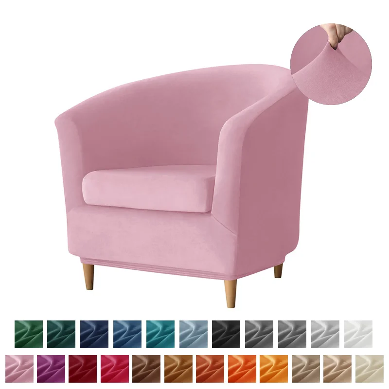 Mäkký zamatový klub pohovka Sofa Trva