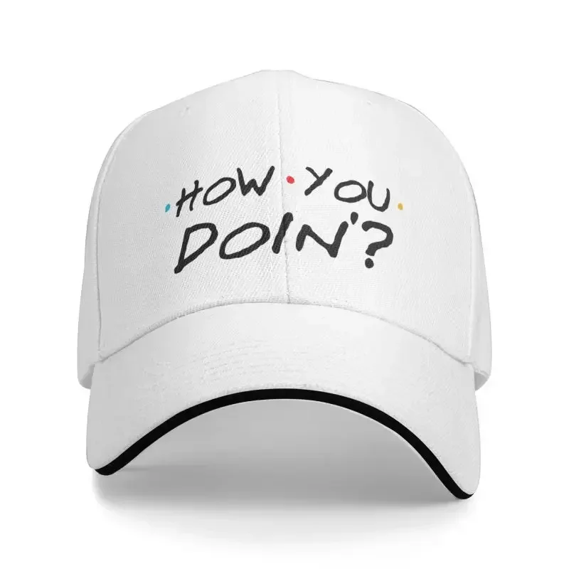 Móda, ako sa darí priateľom cituje baseballovú čiapku pre mužov Ženy Priedušné televízne šou priateľstvo Dad Hat Performance