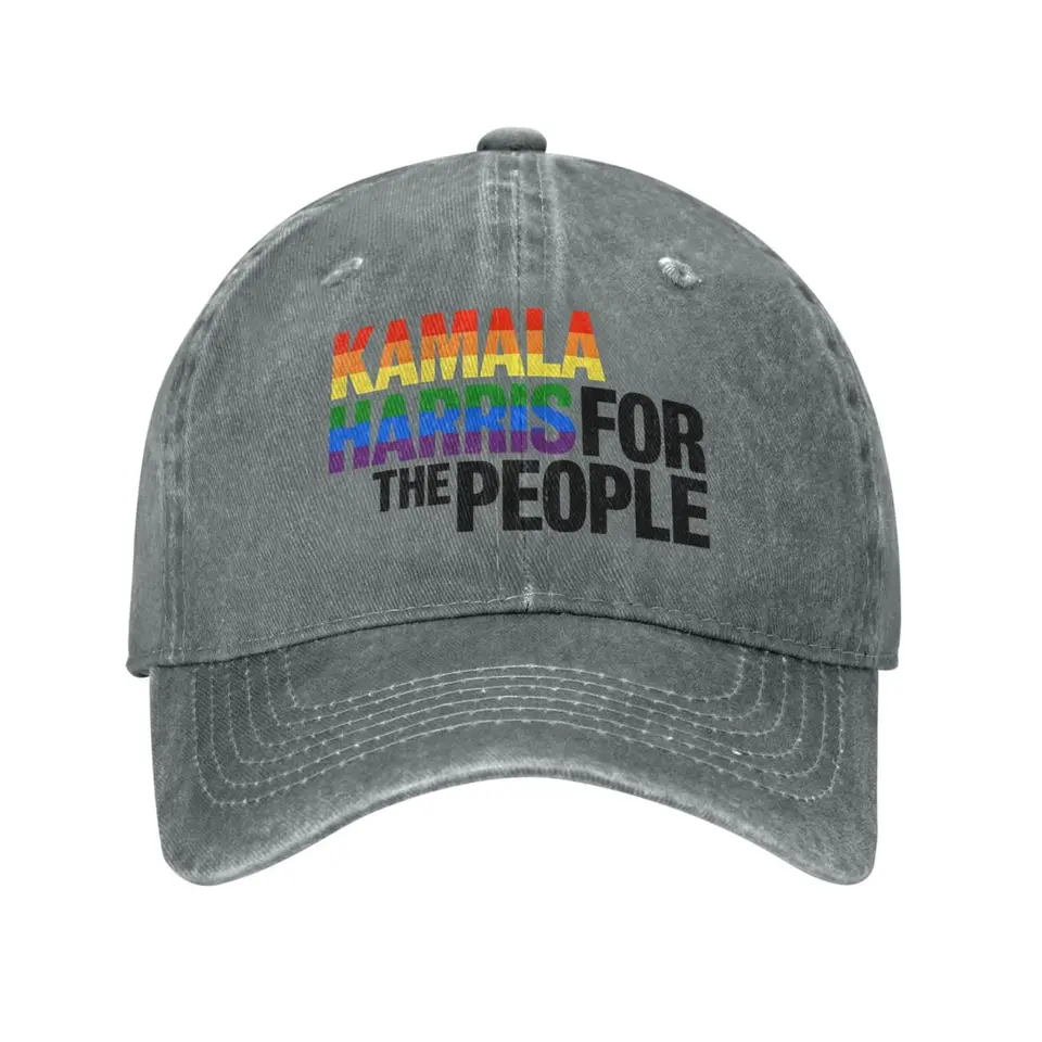 Móda Kamala Harris 2024 Voľby Madam prezident Trucker Hat Unisex zúfalé džínsové džínsové svapka