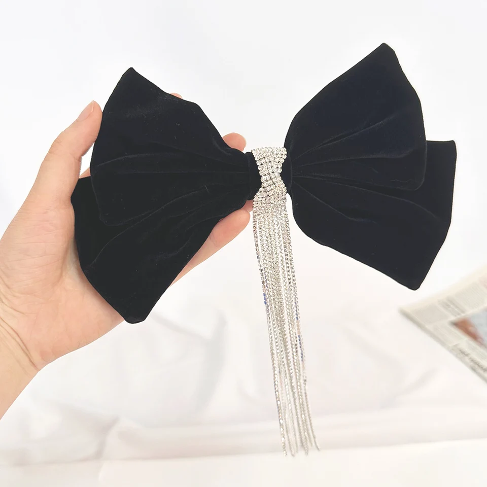 Móda Kórejský zamat Elegantné ženy, ktoré si prútia na vlasy