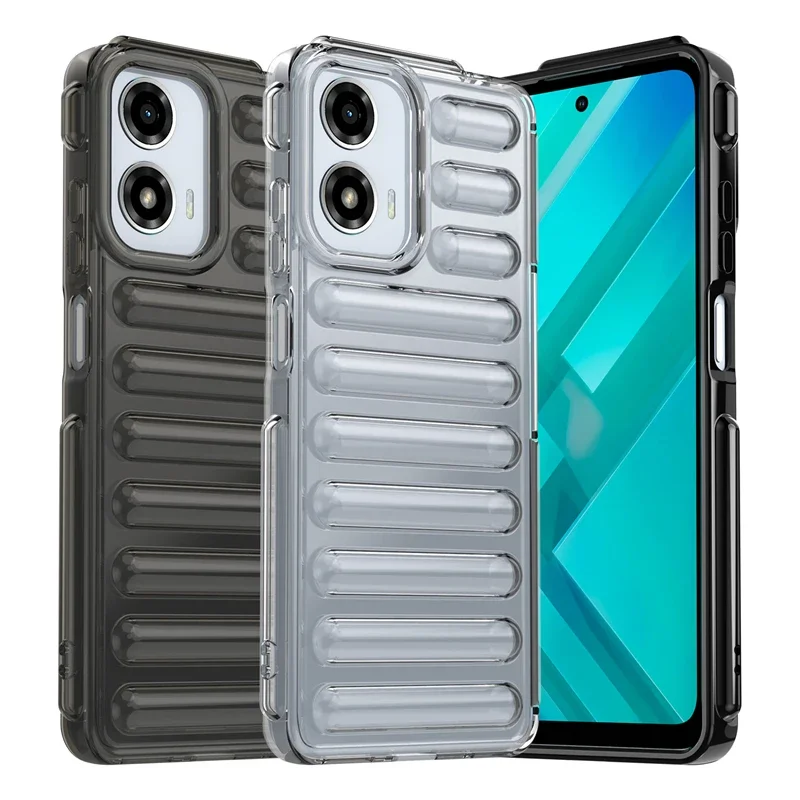 Módna cukrová farebná kapsula mäkká škrupina pre Motorola Moto G34 G24 Power G14 G04S G04 G24 Seizmický ochranný puzdro