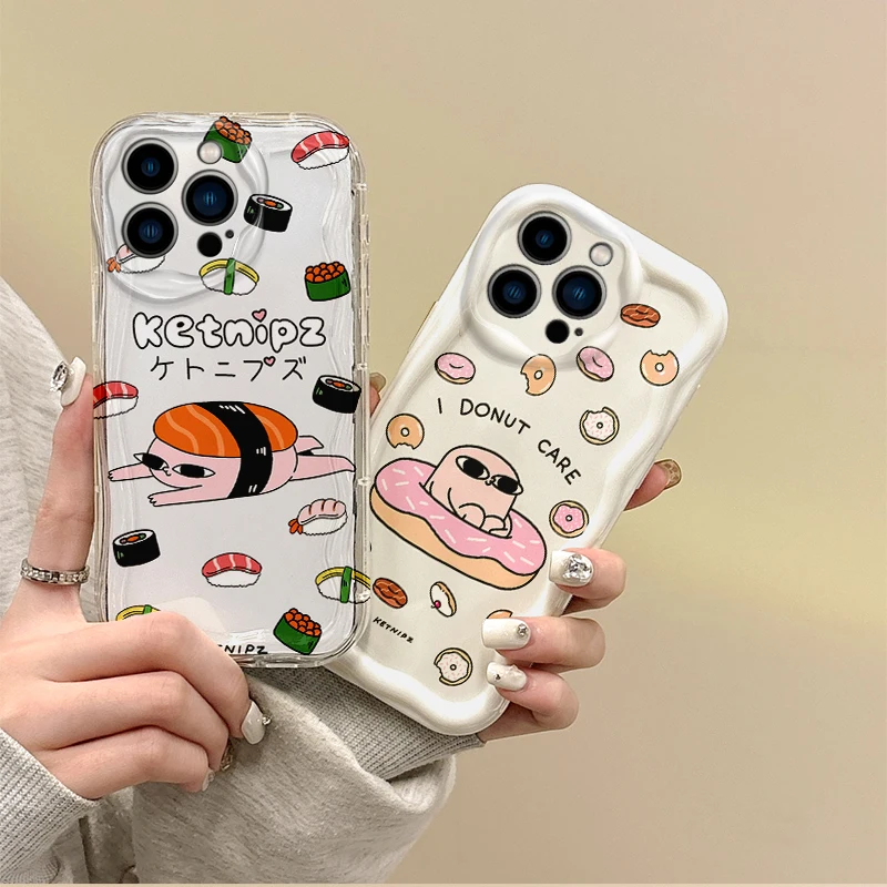 Módna karikatúra K-Ketnipz Puzdro pre iPhone 16 Pro Max Case 15 14 13 12 11 8 7 Pro XR XR XS Max