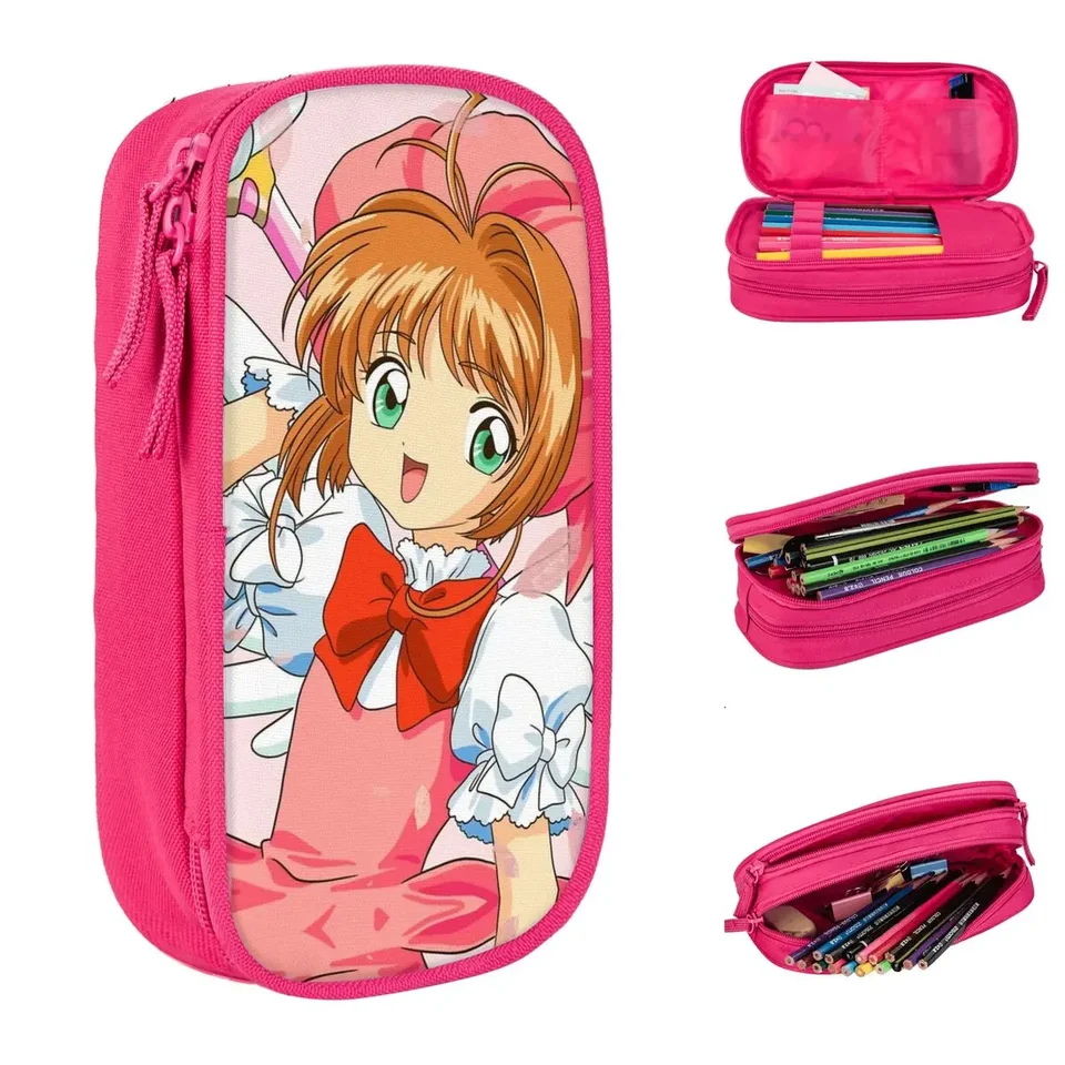 Módna kartacaptor sakura manga ceruzka Puzdro