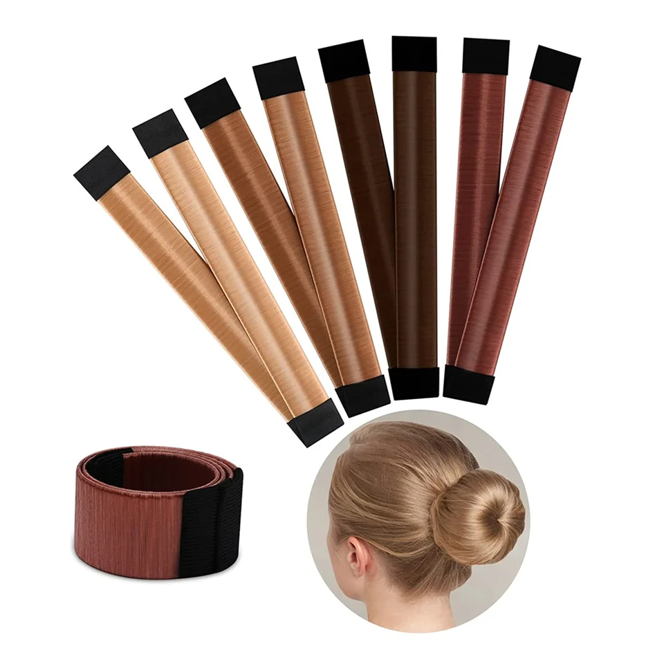 Módna vlasová buchta spletená vlasová styling artefakt lenivé vlasové sponky make up otočenie nástrojov DIY Vlasy pre ženy
