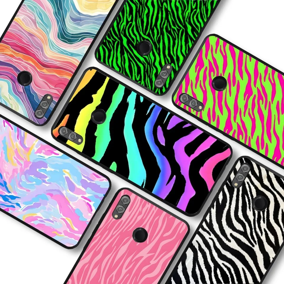 Módna Zebra Stripes Puzdro pre Huawei Honor 10 Lite 9 20 7a 9x 30 50 60 70 Pro Plus mäkký silikónový kryt