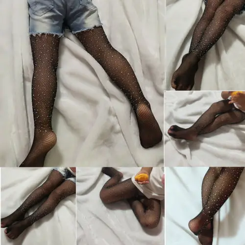 Módne deti dievčatky pletivo rybolovné pančuchy pre deti dievčatky Pantyhose bleskové pančucháče pekné bleskové dievčatá pančuchy