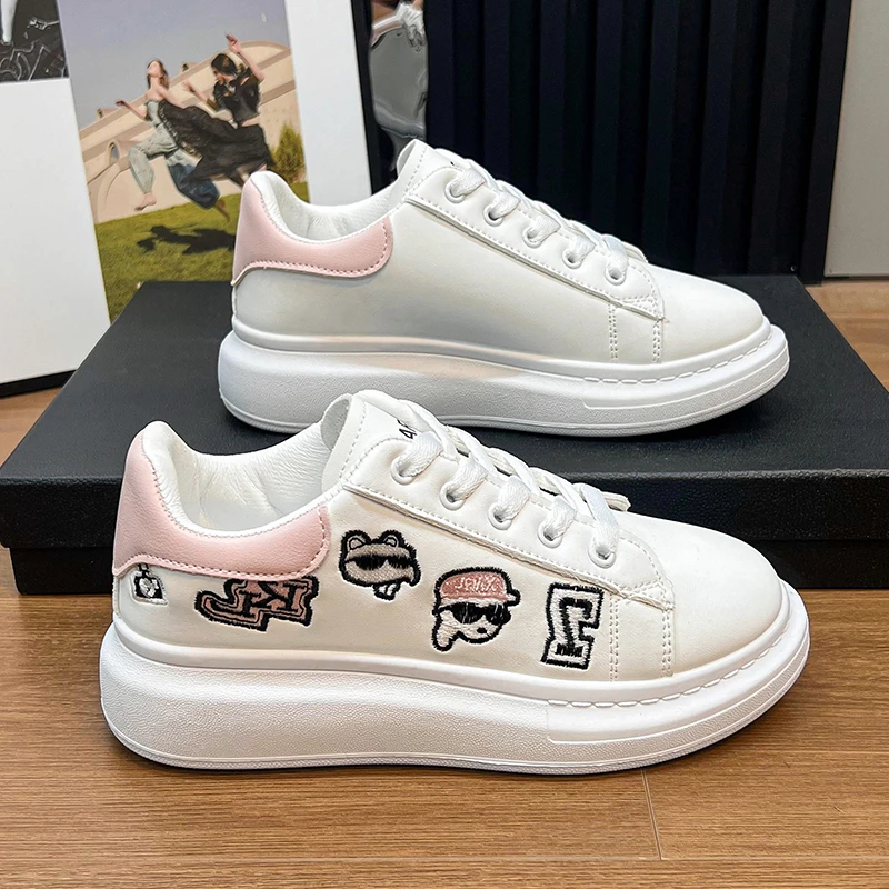 Módne dámske dizajnérske topánky Trendy dámske tenisky Platforma Cozy Antiskid Luxury Ženské športové topánky Walking Cast Atletic