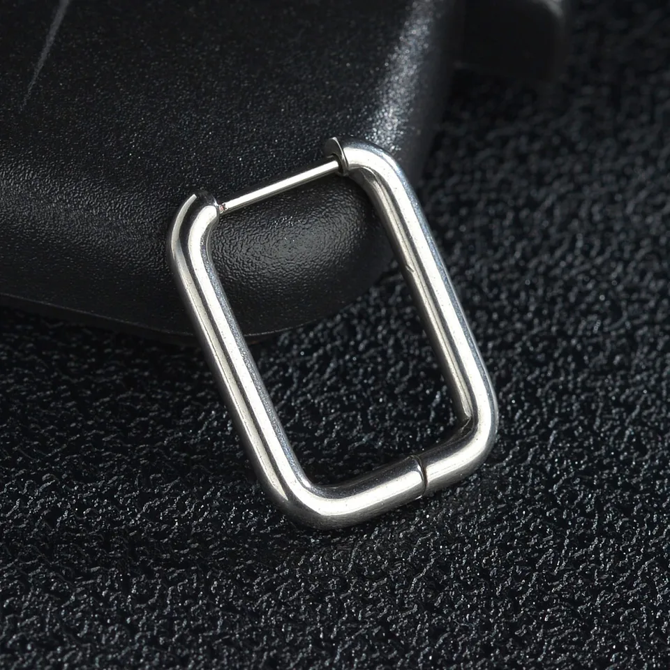 Módne geometrické náušnice obdĺžnika špičkovej kvality Mirco Malé punkové šperky pre ženy muži luxusná značka Wholedale