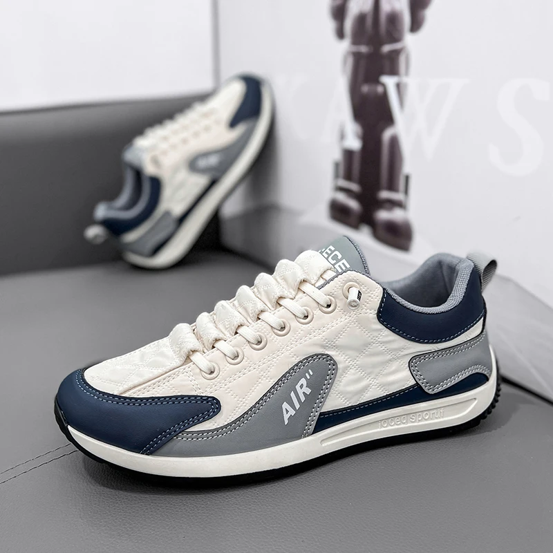 Módne muži neformálne topánky ľahké bežecké topánky priedušné tenisové tenisky pletivo pohodlné jogging pánske športové topánky Zapatos