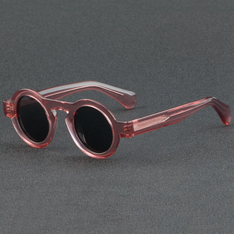Módne retro polarizované slnečné okuliare Pánske a dámske okrúhle slnečné okuliare proti Glare Goggles Touring Bike Driving Guelses UV400