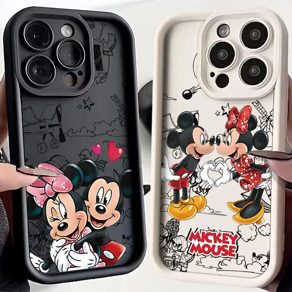 Módne roztomilé puzdro na telefón Mickey Minnie pre OnePlus 12 12R 11 11R 10r 8t Nord Ce Ace 2 3 4 Lite 4G 5G Soft Silikone TPU Zadný kryt TPU