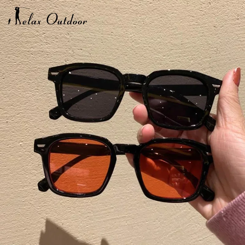 Módne slnečné okuliare Ženské štvorcové rámové slnečné okuliare Klasické ročné slnečné okuliare Luxusné retro oculos de sol UV400