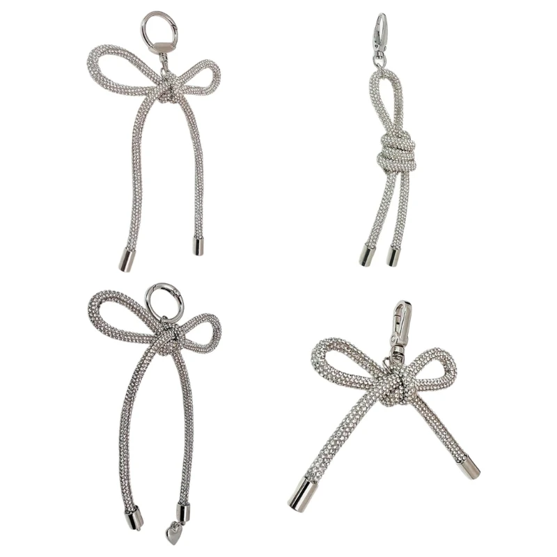 Módny Bowknot Keychain Shineston Heart Bag Prívesok Vestónne telefónne kúzlo módne príslušenstvo pre ženy dámy