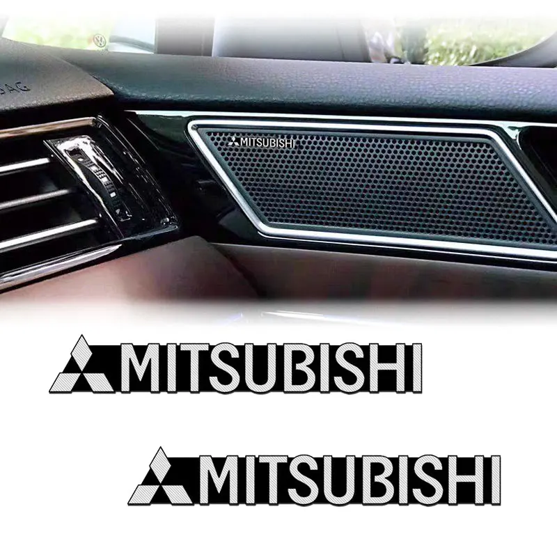Módny hi-fi reproduktor zvukový reproduktor 3D hliníkový odznak pre Mitsubishi Pajero Outlander Montero Lancer Triton L200 Galant