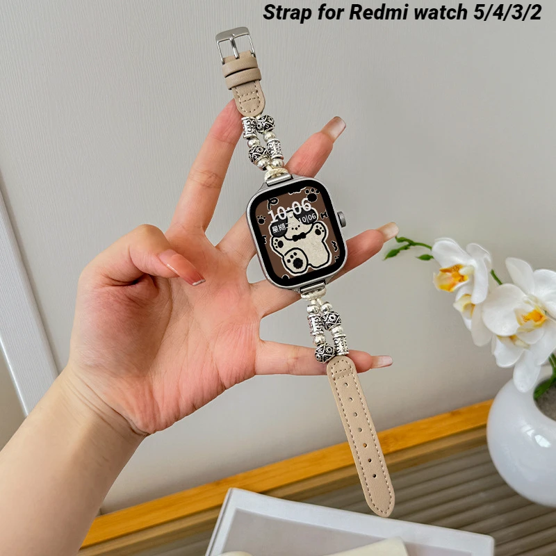 Módny popruh pre Redmi Watch 5/4 Sport Correa Bracelet WatchBand pre Redmi Watch 3/2 Woman Man Man náramok Smartwatch Belt
