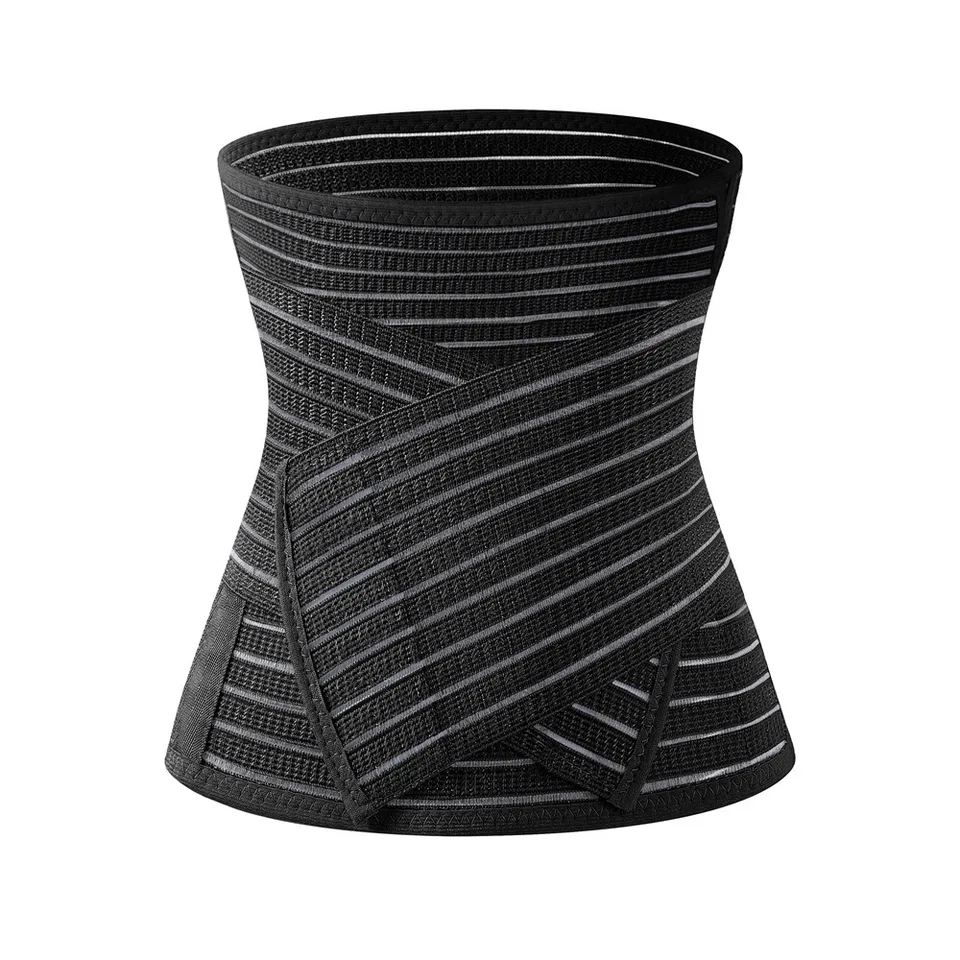 Módny pruh bruško ovládanie Shapewear korzet po pôrode Pevné brušné opasky Puerperálne elastické opaskové telo tehotné tehotenstvo