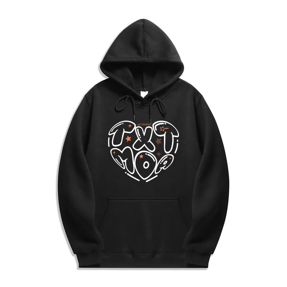 Módny txt sľubujte hip hopové mikiny muži módne mikiny s dlhým rukávom Muži cool príležitostné harajuku streetwear pulloves y2k