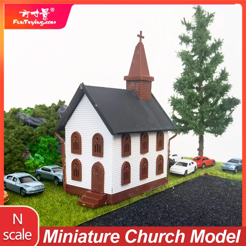 N Model Model Church 1: 150 Model Scala Kit Miniatúrny materiál