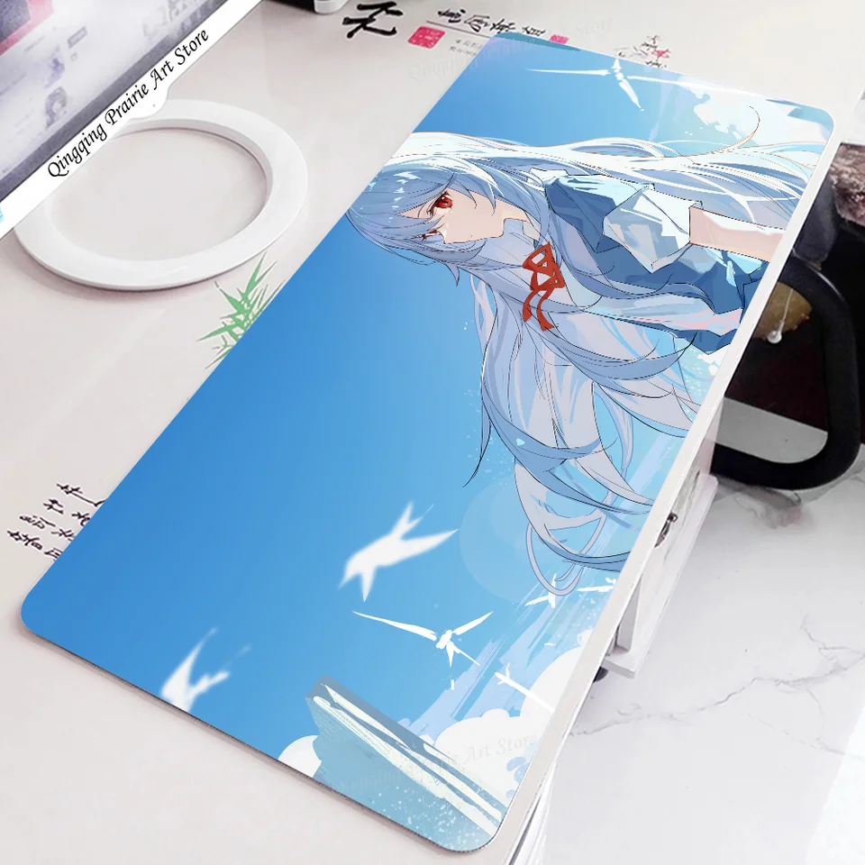 N-Neon Genesis Evangelion podlahová matka MOSE Desk Desk s podložkami herné príslušenstvo hlavné hry XXL Klávesnica Padding Rat Mat