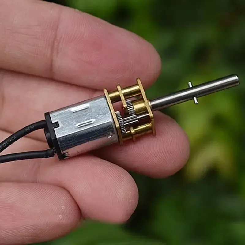 N20 Full Metal Gearbox Gear Redermer Motor DC 5V-6V 900 ot./minpm Pomalú rýchlosť 23 mm dlhý hriadeľ 1:10 Rekonášok s malým krútiacim momentom malého krútiaceho momentu
