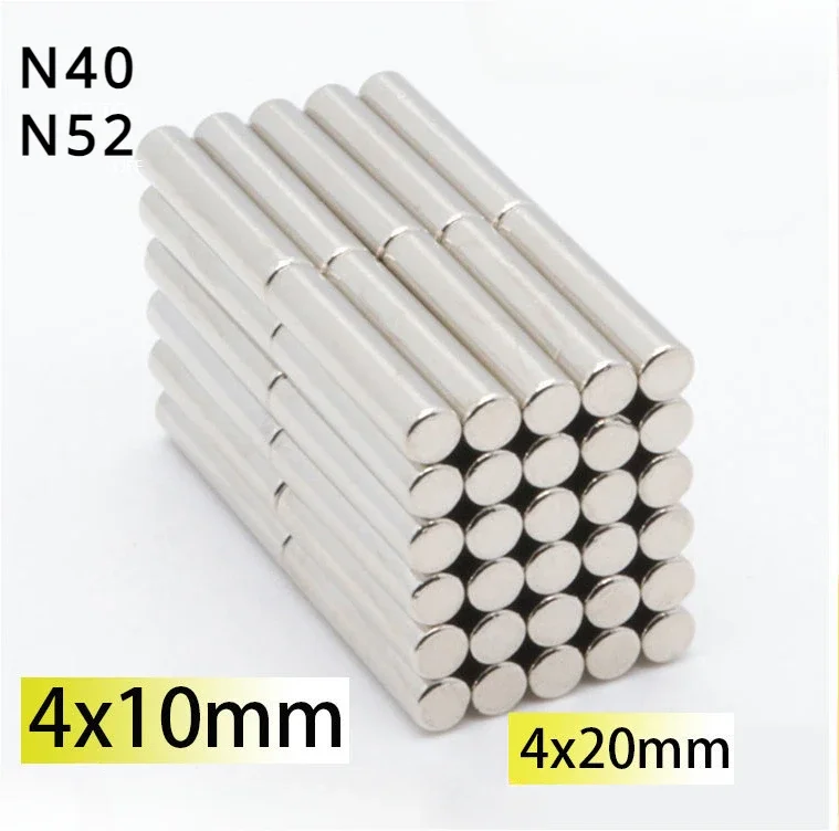 N40 N52 4x10 4x20 Magnet superveworka vzácne Zemstrang Prispôsobené eBike Search Magnetic Neodymium Ndfeb Magnety chladničky DIY AiMant