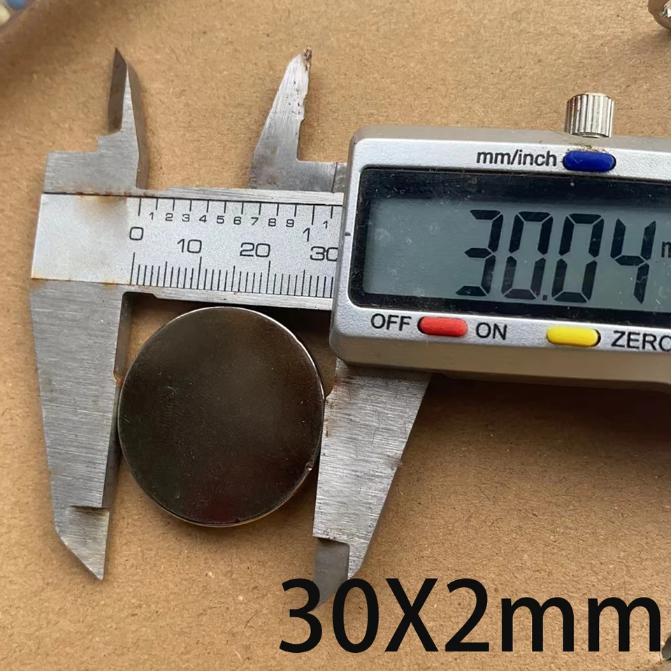 N52 30x2 Silný neodymium ebike magnet silná zriedkavá posilňovacia plodina Round Motor Motor Neodymium Search Fridge Prispôsobená 30*3