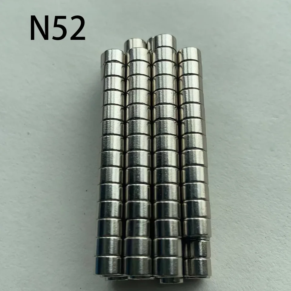 N52 6x3.6 6x3 Round Mini Magnet Super Rare Earth Motor Ebike Výkonné neodymiové magnety na vyhľadávanie dverí Magnetický nickle povlaky