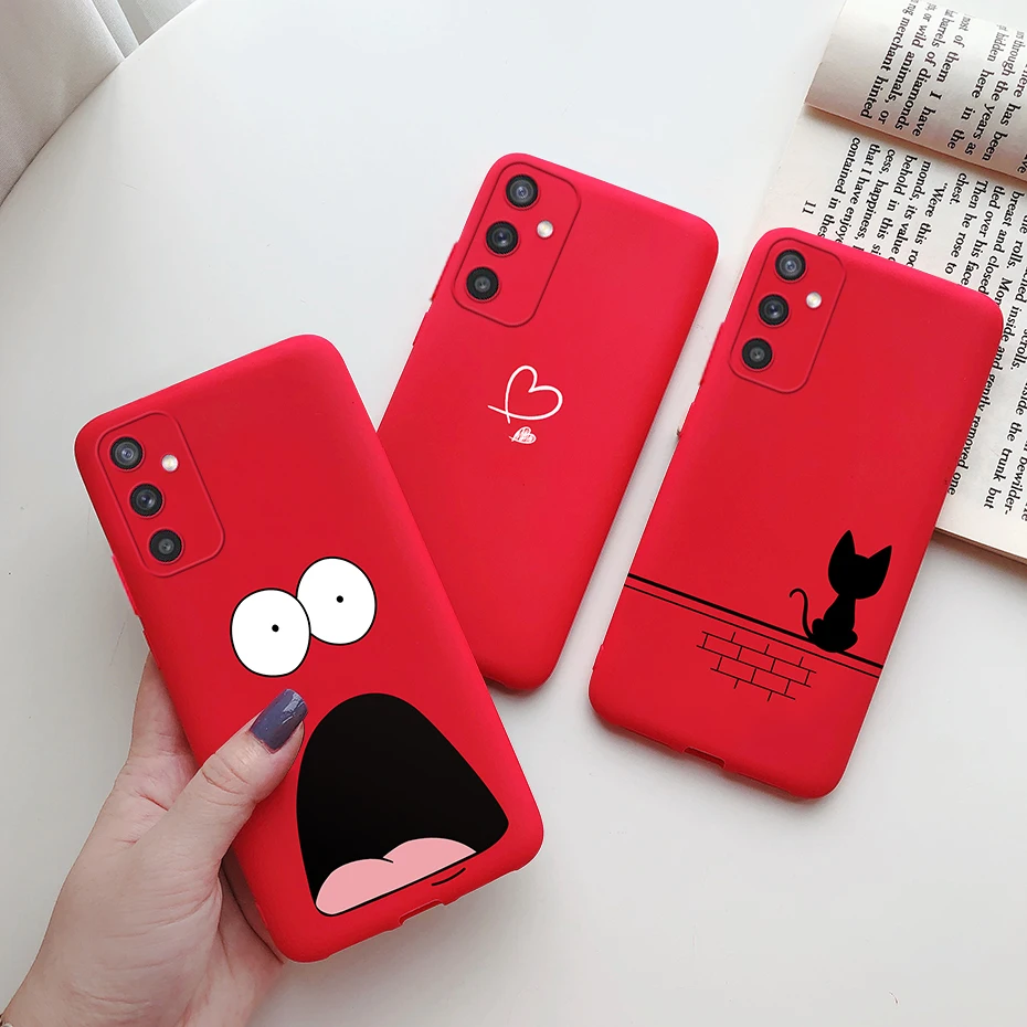 Na krytie Samsung Galaxy M52 5G M 52 M526 Púzdro roztomilé maľované puzdro na silikónový telefón SOCKOPPRESP Soft TPU pre Samsung M52 Fundas