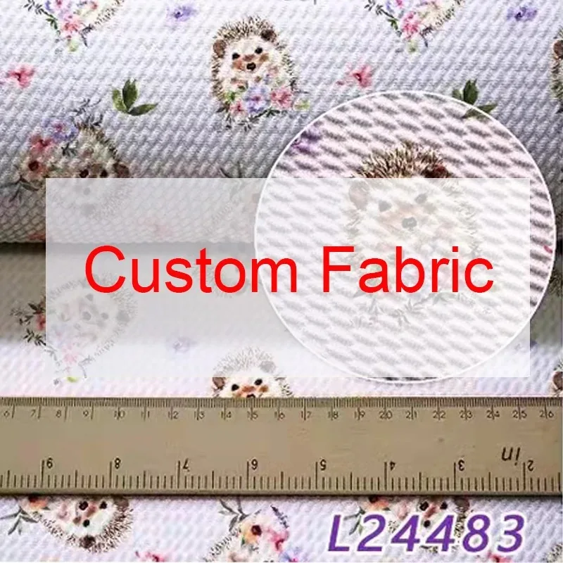 Na mieru tlačená tkanina na šitie DIY látky